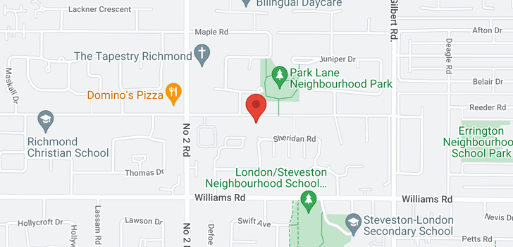 map of 6260 WOODWARDS ROAD